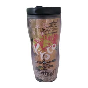 Starbucks Kyoto Travel Mug Tumbler Japan 2007 Destination City 12 Oz Acrylic